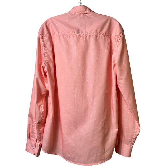 Coofandy Long Sleeve Button Front Shirt in Peach M (2711) - Picture 4 of 4